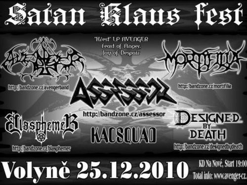 SATAN KLAUS FEST, 25.12.2010, Volyně, Na Nové &#8211; info