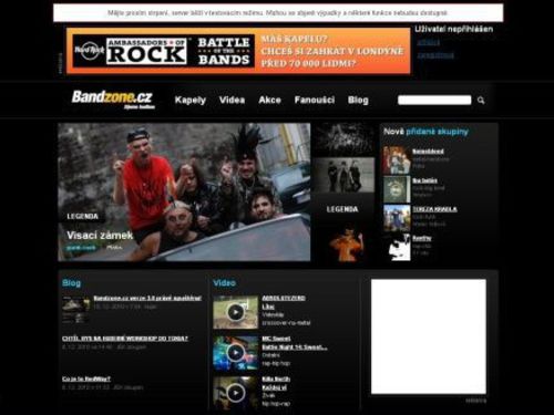 Nová podoba Bandzone – verze 3.0