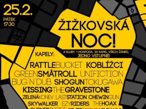 ŽIŽKOVSKÁ NOC – hudební festival - info