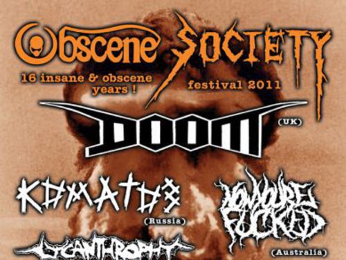 OBSCENE SOCIETY FESTIVAL no. 16 - info