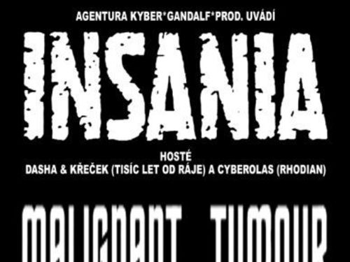 INSANIA, MALIGNANT TUMOUR, FORREST JUMP - info