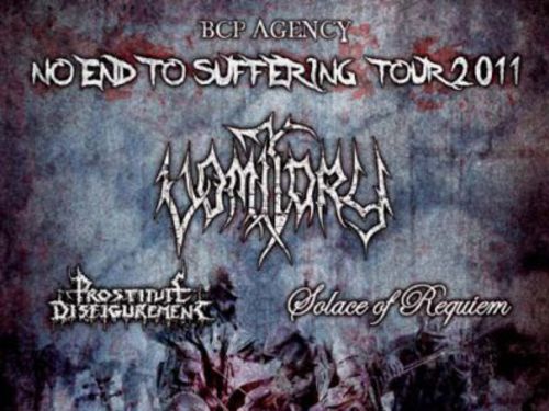 NO END TO SUFFERING TOUR 2011 aneb Švédové VOMITORY budou pošesté v tomto tisíciletí dobývat české země - info