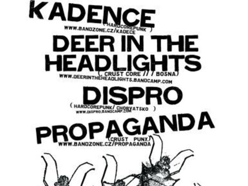 HARDCORE PUNK & CRUST večírek v Nádražce (druhý den VOLNO)