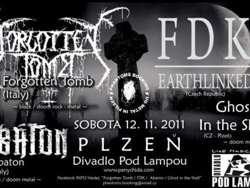 FORGOTTEN TOMB (Italy) , ABATON (Italy) , FDK (Cz) , GHOST IN THE SHELL (Cz) - info