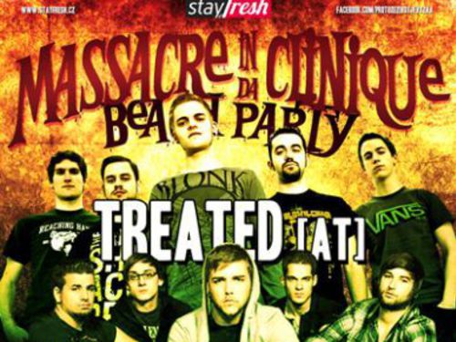 Massacre in da Clinique: Beach Party. TREATED, ALL FACES DOWN + SUPPORT - info