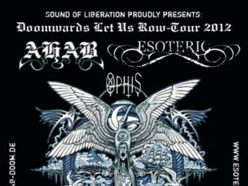 ESOTERIC, AHAB a OPHIS 4. června v Praze! - info