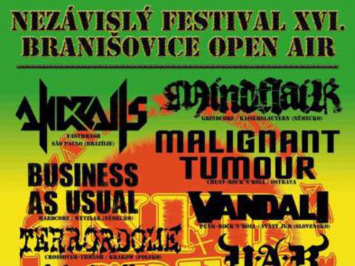 NEZÁVISLÝ FESTIVAL BRANIŠOVICE - info