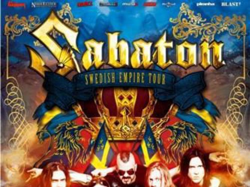 Švédský metalový tank SABATON vyráží na SWEDISH EMPIRE TOUR a zastaví se také 3x v ČR! - info