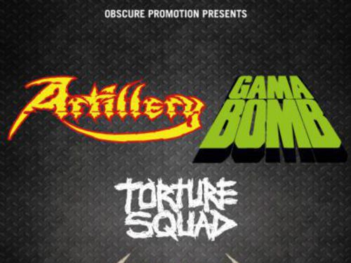 GAMA BOMB (ir), ARTILLERY (den), TORTURE SQUAD (bra), TANTARA (nor), EXORCIZPHOBIA (cze) &#8211; info