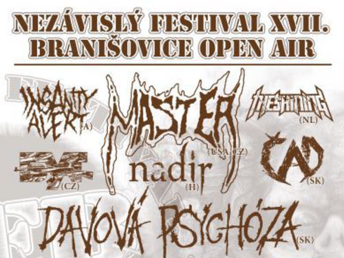 NEZÁVISLÝ FESTIVAL BRANIŠOVICE XVII - info