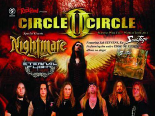 CIRCLE II CIRCLE (usa), NIGHTMARE (fra), ETERNAL FLIGHT (fra) - info