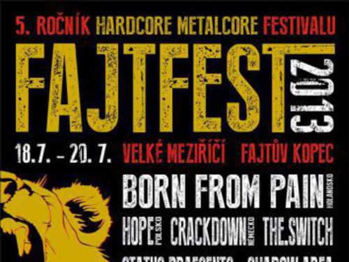 Fajtfest, Velkomeziříčská hardcore metalová smršť se rozpoutá už za měsíc - info