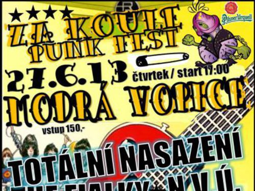 „Za Koule PUNK fest“na konci školního roku je naprostá klasika! Opět den před vysvědčením, pro které si půjdete rovnou po koncertu - info