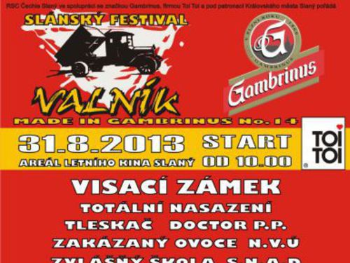 14. ročník slánského festivalu VALNÍK se vrací opět do letního kina - info