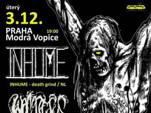 INHUME (nl), WACO JESUS (usa), Wretchedpain (can), Wednesday Night Church Fight (usa), The Dr. Orphyus Project (usa) - info