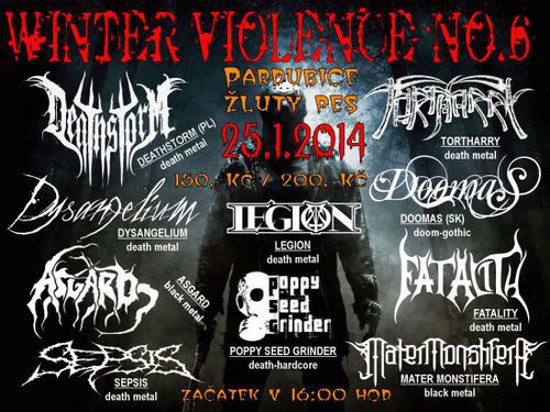 Winter Violence No.6 - DYSANGELIUM, TORTHARRY, DEATHSTORM (Pol) - info