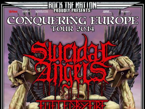 SUICIDAL ANGELS a další v rámci Conquering Europe tour 12.2. v Praze! - info