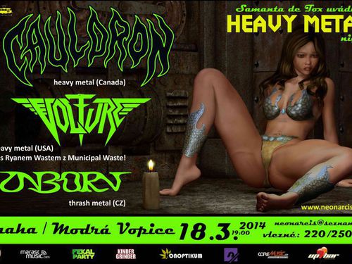 CAULDRON (CAN), VOLTURE (USA), UNBORN (CZ) &#8211; info