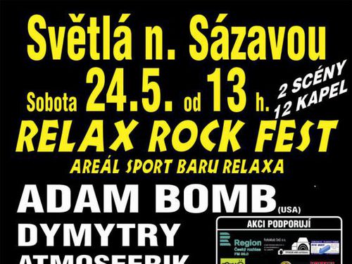 Fenomenální americký kytarista Adam Bomb na Relax Rock Festu - info