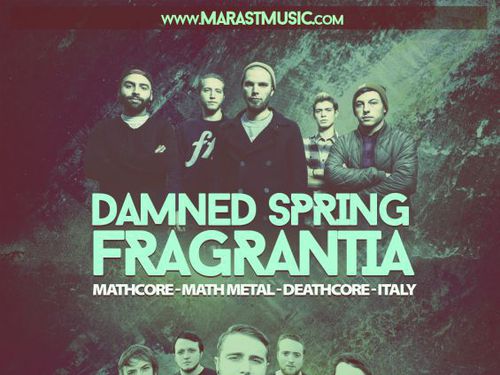 DAMNED SPRING FRAGRANTIA (IT) a NO CONSEQUENCE (UK) z Basick Records se dvěma pražskými nadějemi poprvé vystoupí v Praze - info