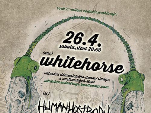 WHITEHORSE (AUS) + HUMAN HOST BODY(SI) + VOID FORGER (RO) + BLUES FOR THE REDSUN - info
