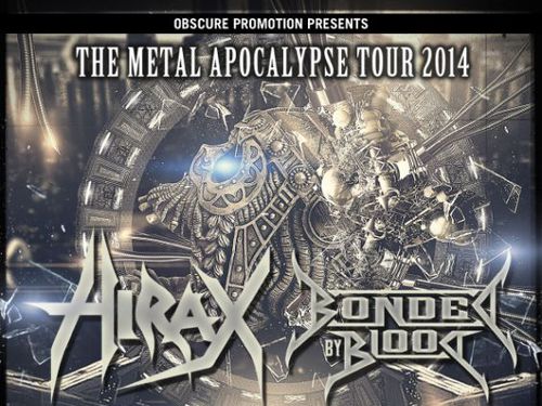 HIRAX (usa), BONDED BY BLOOD (usa), NUCLEAR (chil), CRESCENT (et) - info
