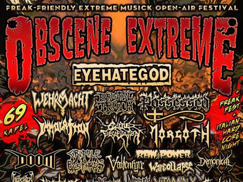 Anketa s českými kapelami, které vystoupí na OBSCENE EXTREME 2014.