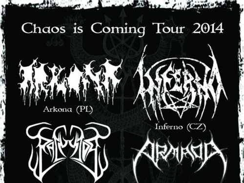 CHAOS IS COMING TOUR 2014 - info