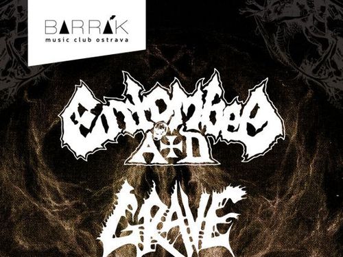 Švédské legendy death metalu ENTOMBED AD a GRAVE míří do Ostravy!