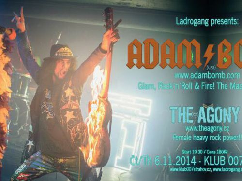 ADAM BOMB (usa), THE AGONY (cz) – info