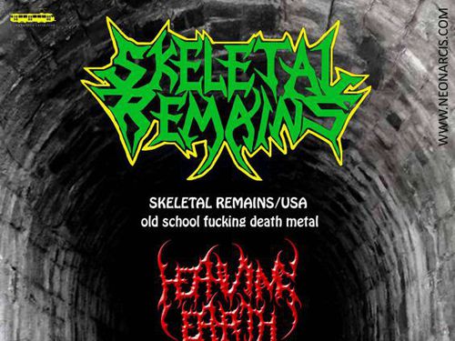 SKELETAL REMAINS (usa), HEAVING EARTH (cz), MORFIN (usa) - info