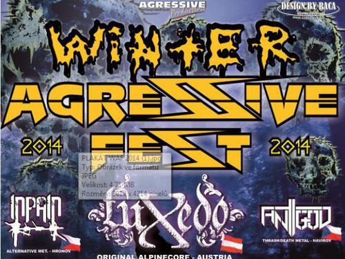 Alpská metalová lavina TUXEDO se valí do Pohoří na AGRESSIVE FEST - info