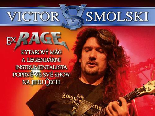 Victor Smolski zahraje v Budějovicích čistě instrumentální set. Na RAGE nezapomene - info
