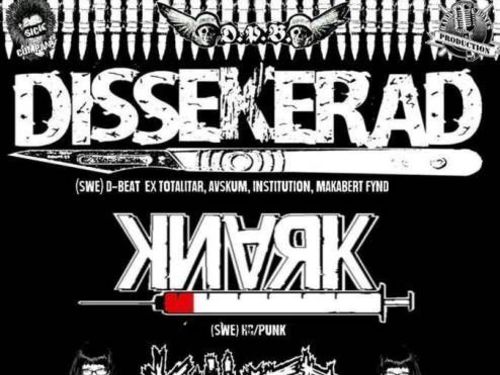 DISSEKERAD (Swe) + KNARK (Swe) + KRÜGER + SLAVERY - info