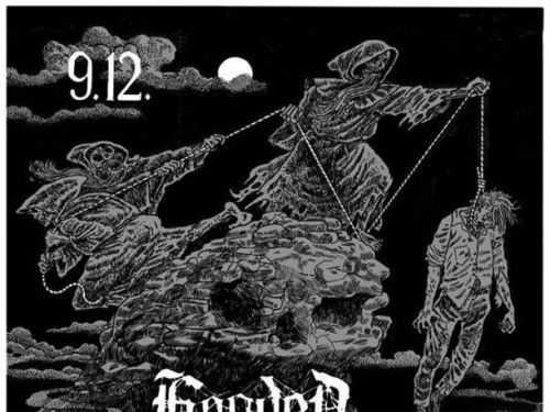 HOODED MENACE, MOURNING BELOVETH, SHORES OF NULL