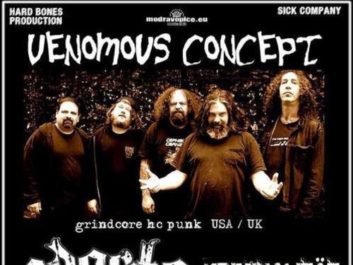 VENOMOUS CONCEPT, ADACTA, MÖRKHIMMEL, BLACK ASPIRIN, KRIMINALITÄT, SLAVERY – info