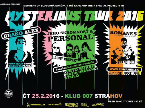 BRAŇO ALEX & SVEŤO KORBEĽ (Slobodná Európa, SK) & PERSONÁL - info