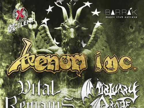 Barrák music club přiveze poprvé do Ostravy koncert VENOM INC.! - info