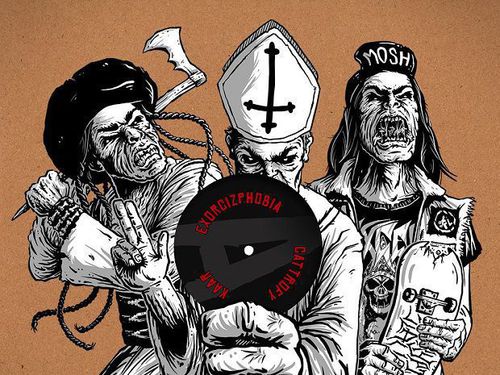 CATASTROFY, EXORCIZPHOBIA, KAAR – Vydání společného splitka se dlouhodobě a přirozeně nabízelo.