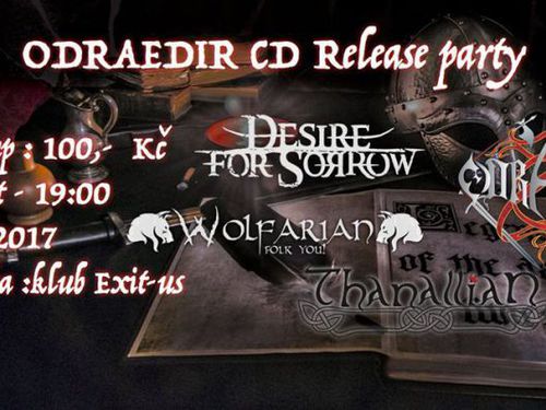 ODRAEDIR release party &#8211; info