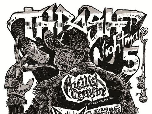 THRASH NIGHTMARE vol. 5 - HELLISH CROSSFIRE, DEATHSTORM, LAHAR, RAGING DEATH, DEMOLIZER, FIRST STRIKE - info