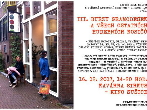 III. Burza gramodesek a všech ostatních hudebních nosičů – pozvánka