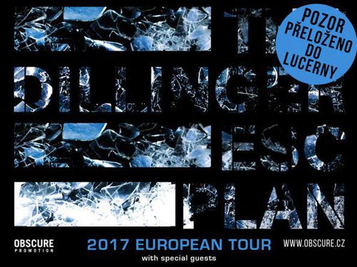 !!!ZRUŠENO!!! THE DILLINGER ESCAPE PLAN, SHINING &#8211; info