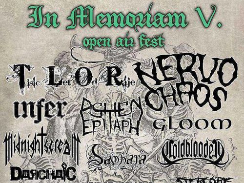 In Memoriam V &#8211; open air fest na Slovensku &#8211; info