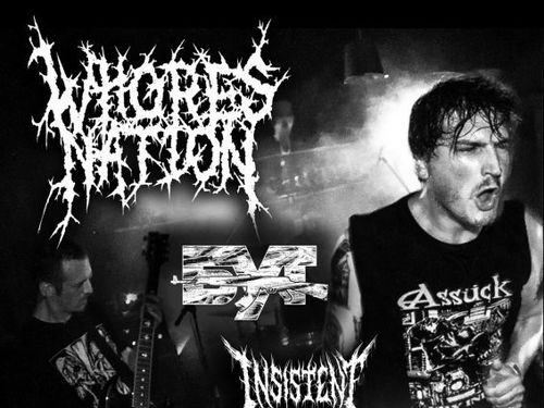 WHORESNATION (FRA) + BYT (CZ) + INSISTENT (CZ) - info