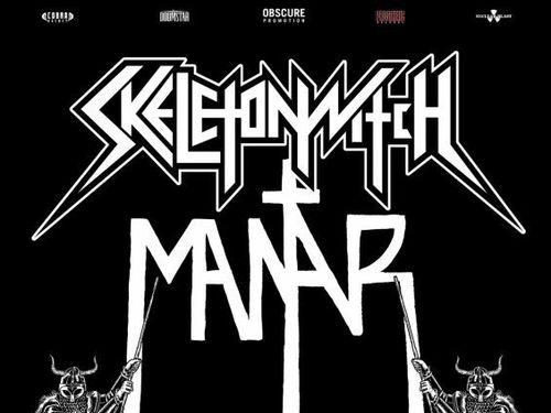 SKELETONWITCH + MANTAR + EVIL INVADERS + DEATHRITE - info