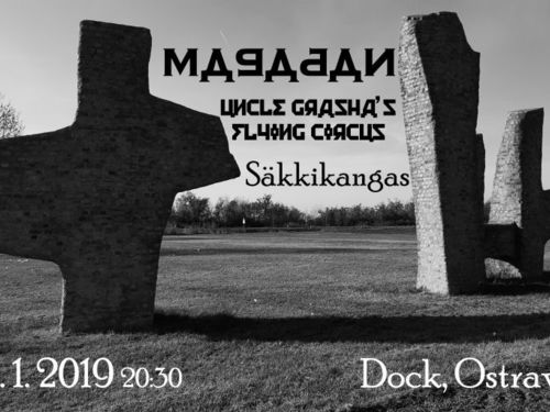 UNCLE GRASHA´S FLYING CIRCUS, MAGADAN, SÄKKIKANGAS - info