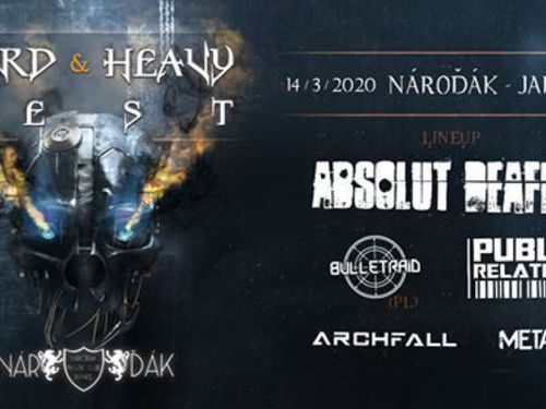 NÁROĎÁK HARD&HEAVY FEST - ZRUŠENO (Koronavirus)