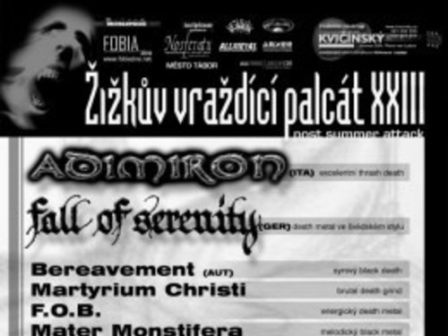 Žižkův vraždící palcát XXIII. - post summer attack info