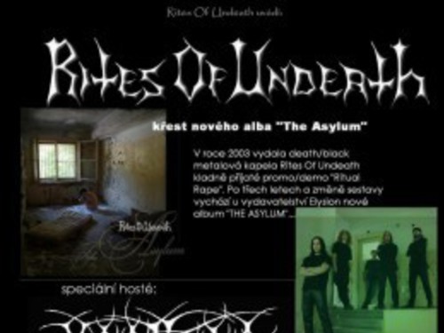 KŘEST DEBUTOVÉHO CD RITES OF UNDEATH